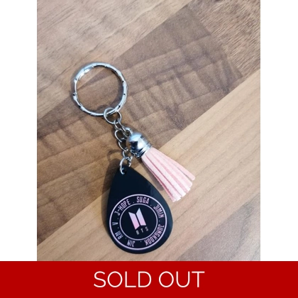 BTS K-POP Sublimated Keyring